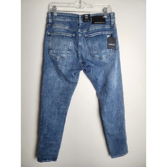 Mavi Black Pro Jake Slim Leg Jeans Mens 31×32 NWT classic preppy Academia - Picture 4 of 12